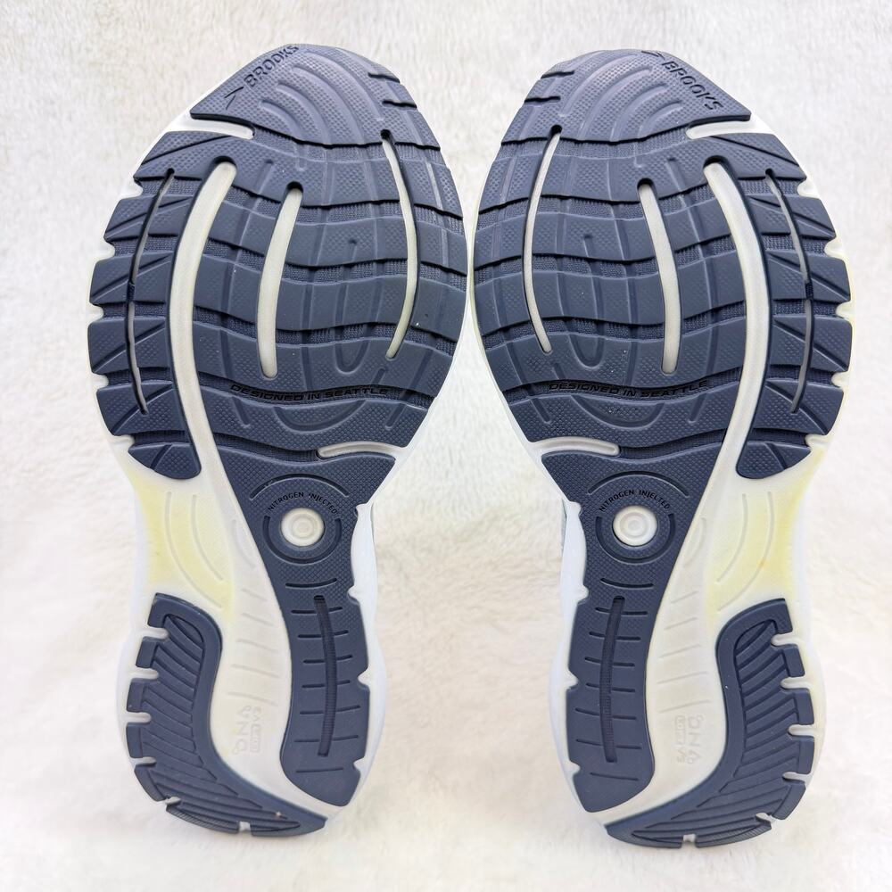 Brooks Glycerin 20 Womens Running Shoes Light Blue Peacoat Nightlife Size 8.5 - Picture 7 of 10